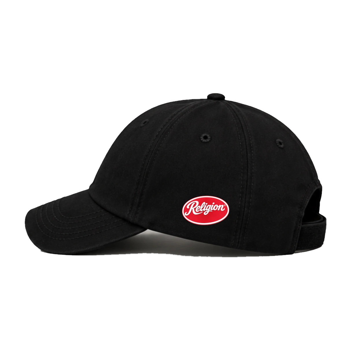 Casquette Nobody Cares Until You’re Rich de Religion, noir, vue de profil